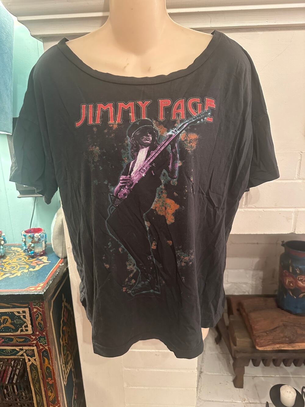 CHASER Y2K JIMMY PAGE COTTON GRAPHIC BAND TEE S
